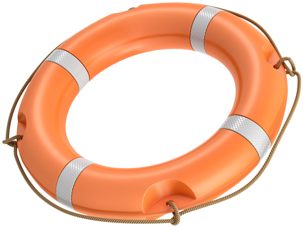 Graphic showing a life buoy